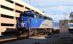 RNCX 1984 leads train P075 from Capital Yard towards Union Station